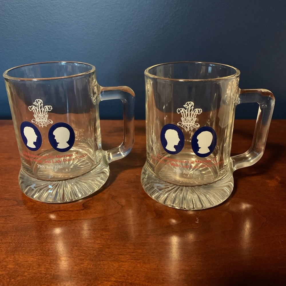 Charles and Diana 1981 Marriage 2 Coffee Mugs